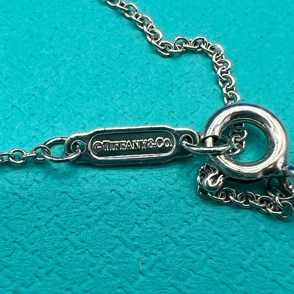 🔴Authentic TIFFANY & CO VINTAGE Sterling Silver Twisted Knot Pendent Necklace🔴 - Picture 9 of 9